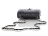 Chanel Mini Black Quilted Calfskin Rectangular Classic