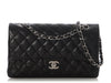 Chanel Medium/Large Black Quilted Lambskin Classic Double Flap