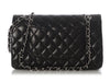 Chanel Medium/Large Black Quilted Lambskin Classic Double Flap