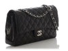 Chanel Medium/Large Black Quilted Lambskin Classic Double Flap