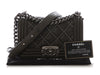 Chanel Small Dark Gray Studded Calfkskin Boy Bag