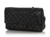 Chanel So Black Quilted Distressed Calfskin 2.55 Reissue 225