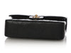 Chanel Small Black Quilted Caviar Classic Double Flap