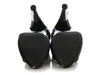 Chanel Black Patent Peep-Toe Pumps