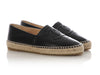 Chanel Black Lambskin Espadrilles