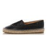 Chanel Black Lambskin Espadrilles