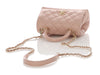 Chanel Extra Mini Pink Quilted Caviar Coco Handle