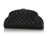 Chanel Black Quilted Caviar Timeless Clutch