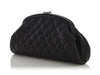 Chanel Black Quilted Caviar Timeless Clutch