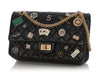 Chanel Black Quilted Aged Calfskin Casino Charms Reissue 225