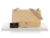 Chanel Jumbo Yellow and Light Pink Quilted Patent Classic Double Flap