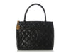 Chanel Black Quilted Lambskin Medallion Tote
