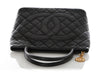 Chanel Black Quilted Lambskin Medallion Tote