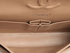 Chanel Medium/Large Dark Beige Quilted Caviar Classic Double Flap