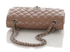Chanel Medium/Large Dark Beige Quilted Caviar Classic Double Flap