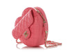 Chanel Large Coral Quilted Lambskin CC in Love Heart Bag