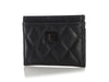 Chanel So Black Quilted Aged Calfskin Reissue Card Case