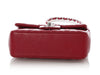 Chanel Mini Red Quilted Caviar Rectangular Classic