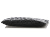 Chanel Large Black Quilted Caviar Pouch