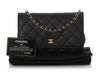 Chanel Black Quilted Caviar Wallet on Chain WOC