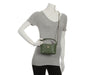 Chanel Mini Green Quilted Caviar Top Handle Bag with Chain