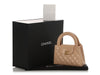 Chanel Nano Beige Quilted Calfskin Kelly Shopper