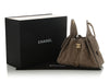 Chanel Small Gray Suede 25 Bag