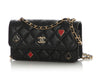 Chanel Black Quilted Caviar Casino Flap Phone Holder