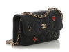 Chanel Black Quilted Caviar Casino Flap Phone Holder