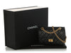 Chanel Mini Black Quilted Aged Calfskin Reissue 2.55