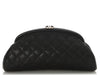 Chanel Black Quilted Caviar Timeless Clutch