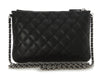 Chanel Small Black Quilted Caviar Crossbody