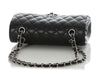 Chanel Small Black Quilted Caviar Classic Double Flap