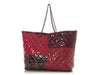 Chanel Large Pink and Purple Patchwork Tweed Tote