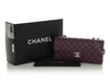 Chanel Purple Quilted Caviar East-West Flap