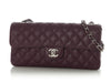Chanel Purple Quilted Caviar East-West Flap