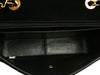 Chanel Vintage Jumbo Black Velvet Classic Single Flap