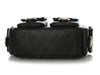Chanel Small Black Quilted Shiny Lambskin Trendy Pockets Hobo
