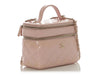 Chanel Pink Quilted Lambskin Double Vanity Cosmetic Case