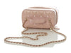 Chanel Pink Quilted Lambskin Double Vanity Cosmetic Case