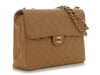 Chanel Vintage Jumbo Beige Quilted Caviar Classic Single Flap