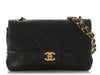 Chanel Vintage Small Black Quilted Lambskin Classic Double Flap