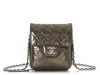 Chanel Small Part-Quilted Metallic Crossbody