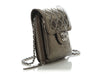 Chanel Small Part-Quilted Metallic Crossbody