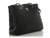 Chanel Black Quilted Lambskin Tote