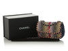 Chanel Mini Navy and Multicolor Woven Flap