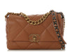 Chanel Medium Brown Quilted Lambskin 19 Flap