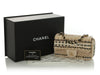 Chanel Mini Beige and Black Tweed Rectangular Flap