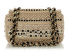 Chanel Mini Beige and Black Tweed Rectangular Flap
