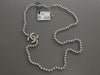 Chanel Gray Pearl Long Necklace